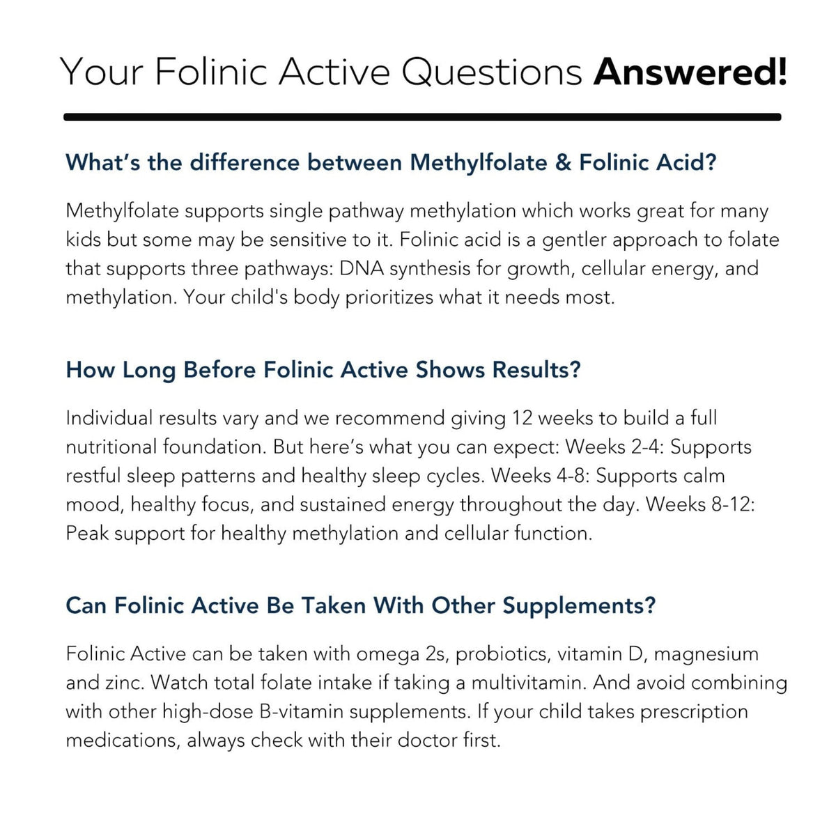 FolinicActive™ Kids Folinic Acid + B12 Drops
